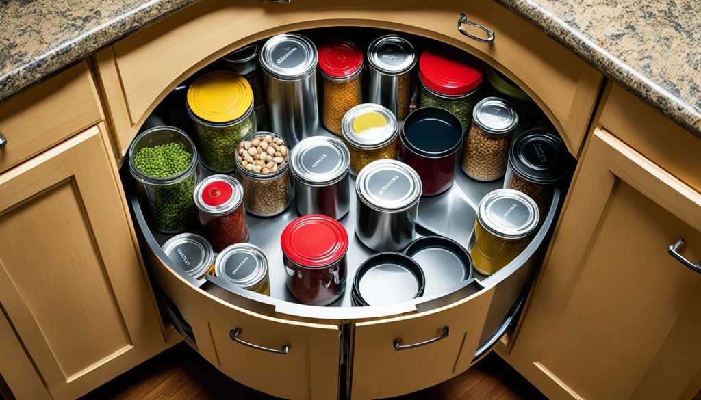 Lazy Susan corner cabinet